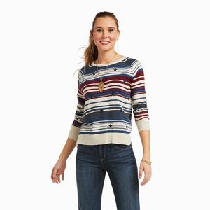 Women's Ariat Fonda Sweaters Multicolor | XLEA-98735