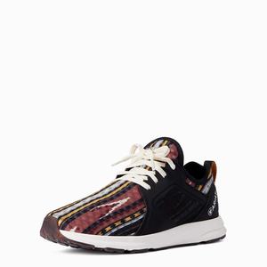 Women's Ariat Fuse Sneakers Burgundy | BWIN-05981