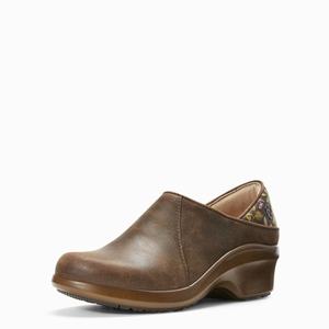 Women's Ariat Hera Expert Work Boots Brown | TWYG-97140
