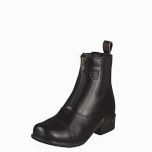 Women's Ariat Heritage RT Zip Paddock Riding Boots Black | QBFY-74612