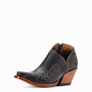 Women's Ariat Jolene Booties Black | GWMO-97184