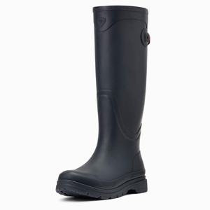 Women's Ariat Kelmarsh Rubber Waterproof Boots Navy | UMKR-24981