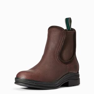 Women's Ariat Keswick Waterproof Riding Boots Dark Brown | QADY-92087