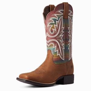 Women's Ariat Lonestar Western Boots Brown | LOMR-08751