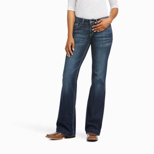 Women's Ariat Mid Rise Melanie Skinny Jeans Multicolor | MVNJ-46852