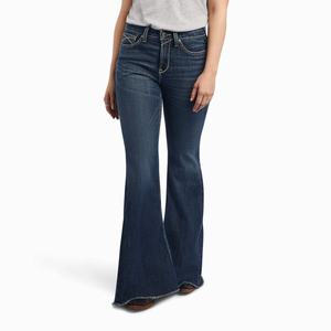 Women's Ariat R.E.A.L. High Rise Zinnia Extreme Skinny Jeans Blue | TNFM-91087