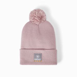 Women's Ariat Rebar Pom Hats Light Purple | NRCG-23409