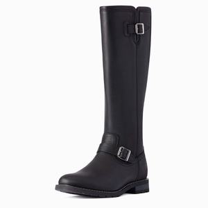 Women's Ariat Sadie Waterproof Dress Boots Black | ONUF-13528