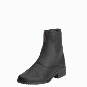 Women's Ariat Scout Zip Paddock Riding Boots Black | MDQI-53918