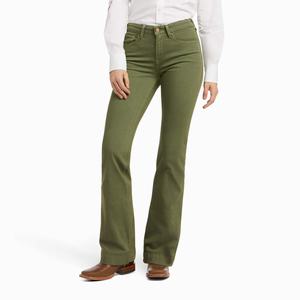 Women's Ariat Slim Ella Skinny Jeans Green | CGPB-97420