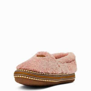 Women's Ariat Snuggle Slippers Pink | JFPG-62138