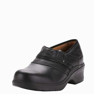 Women's Ariat Steel Toe Work Boots Black | PDIV-75402
