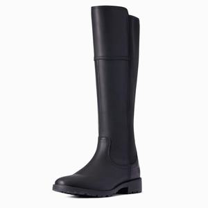 Women's Ariat Sutton II Waterproof Dress Boots Black | ABDU-15689