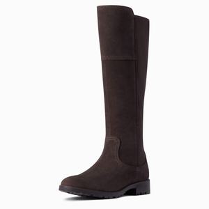 Women's Ariat Sutton II Waterproof Dress Boots Chocolate | BESZ-17425