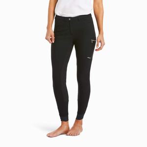 Women's Ariat Triton Grip Full Seat Breech Pants Black | RUXH-87695