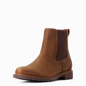Women's Ariat Wexford Waterproof Booties Brown | NIXZ-29057